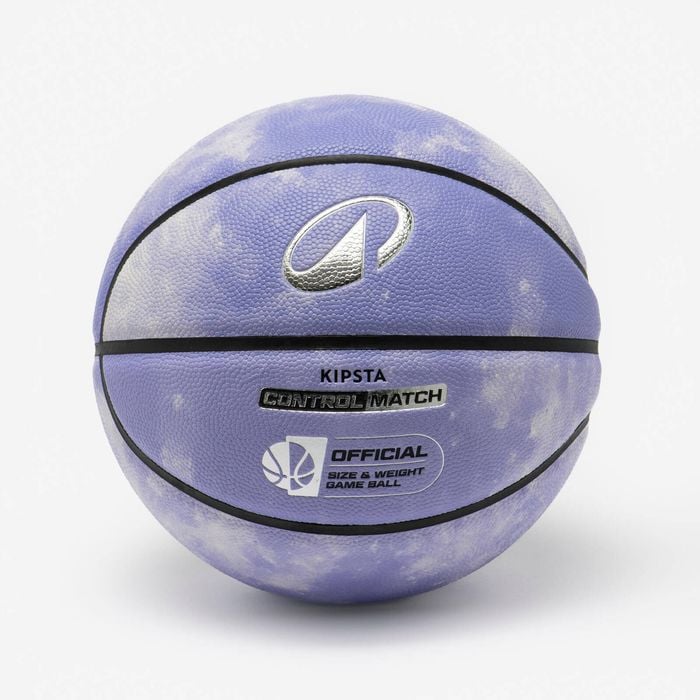 Decathlon - Size 6 Basketball Control Match Bt500 - Purple - One Size