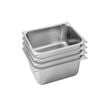 SOGA 4X 1/2 GN Pans Stainless Steel 15cm Deep