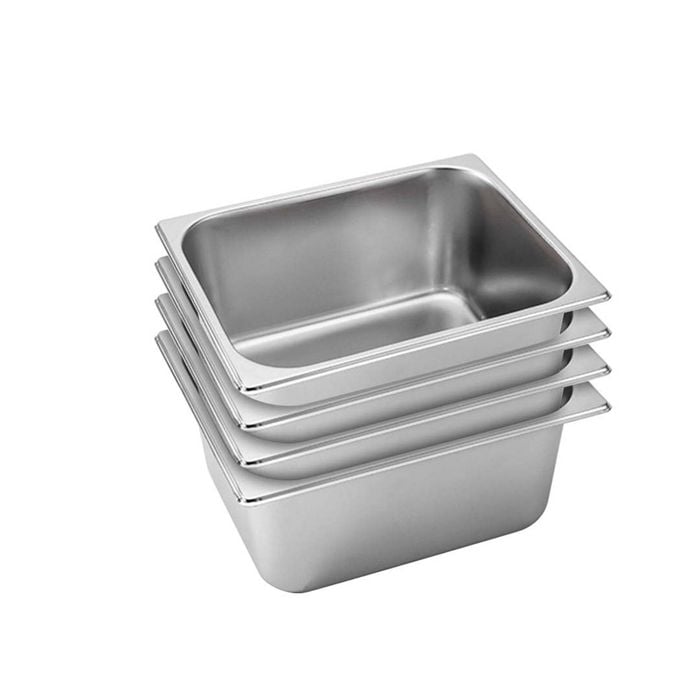 SOGA 4X 1/2 GN Pans Stainless Steel 15cm Deep