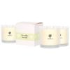 Nicola Spring 3x 400g Soy Wax Scented Candles - Vanilla Sands - 45 Hour Burn Time Relaxation Aromatherapy Gift Ready Jar Candle