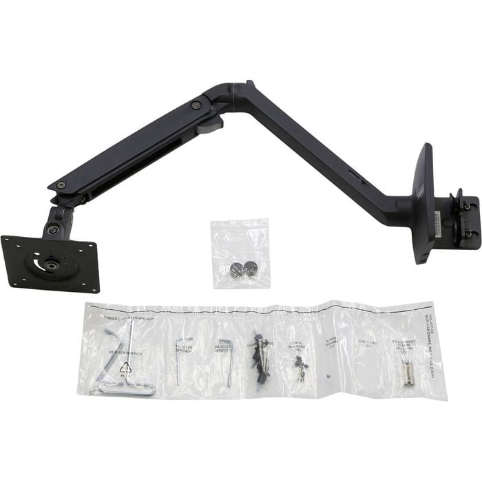 Ergotron Mounting Arm For Monitor - Matte Black - 1 Display(s) Supported - 86.4 Cm (34") Screen Support