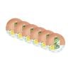 6pk Porto Valentina Italian Lemon/oil Inspired Illustration Side Plate 20cm