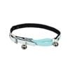 Happy Tails Blue Dual Bell Cat Collar