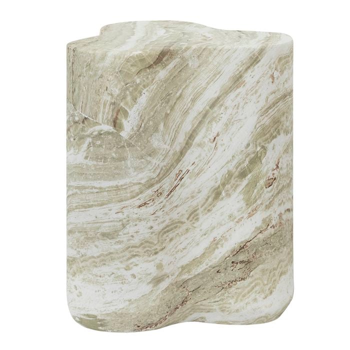 Cooper & Co. Poppy 37cm MgO Side Table Green Marble Look