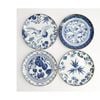 4pc Tokyo Design Porcelain Plates Flora Japonica Gift Boxed 16cm Microwave Safe