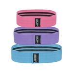 Fabric Resistance Booty Bands Non-Slip by Javson - 3 Pack