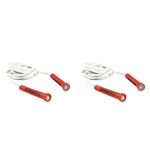 2PK Summit Global Fitness Skipping Jumping Rope 2.7m - Red