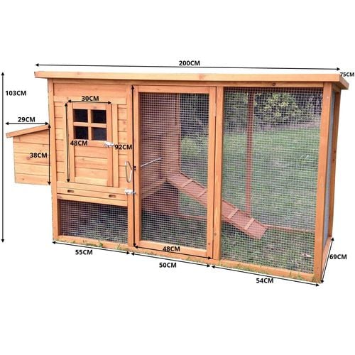 Snoozy Pet Premium Cat Enclosure Timber