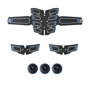 NNEOBA Abdominal Muscle Trainer EMS Fitness Belt Blue