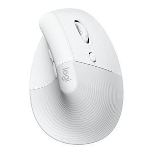 Logitech Lift Vertical Ergonomic Mouse - Off White/pale Grey [910-006480]