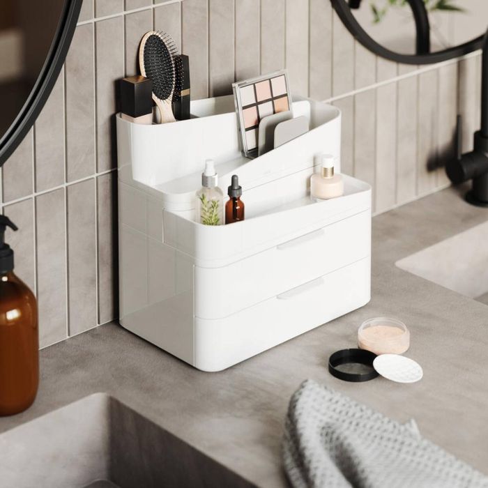 Umbra Glam Organiser Large White/Grey