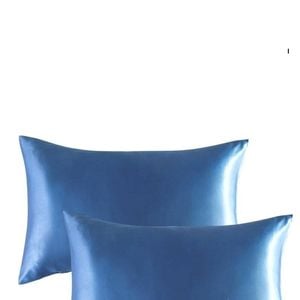 Silky Satin Quilt Cover Set Double Size, 3 Piece, Ocean