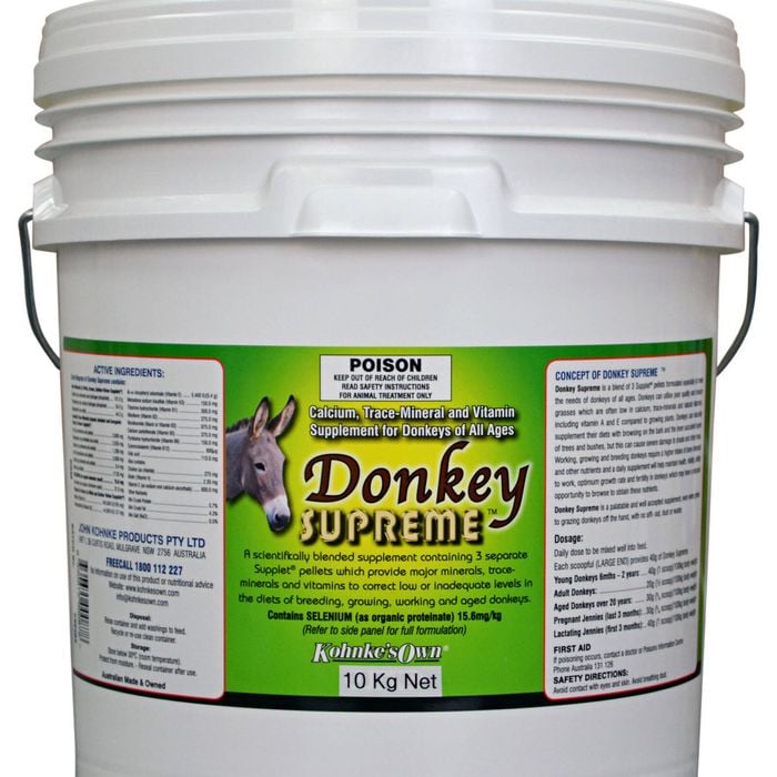 Kohnkes Own Donkey Supreme Concentrated Mineral Trace Supplement 10kg