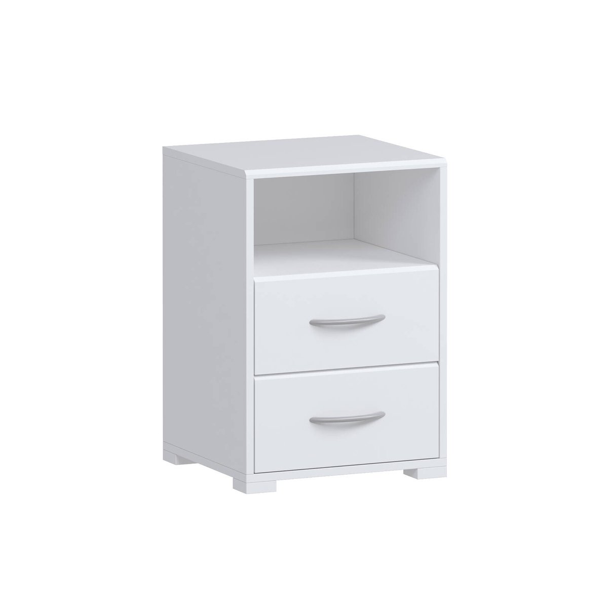 Practa Lowline TV Entertainment Unit Bundle White 2 Drawers