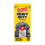 Glad 113L ForceFlex Garbage Bags - 25 Pack
