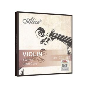 Alice AWR13 4/4 Violin String Set - Steel Core