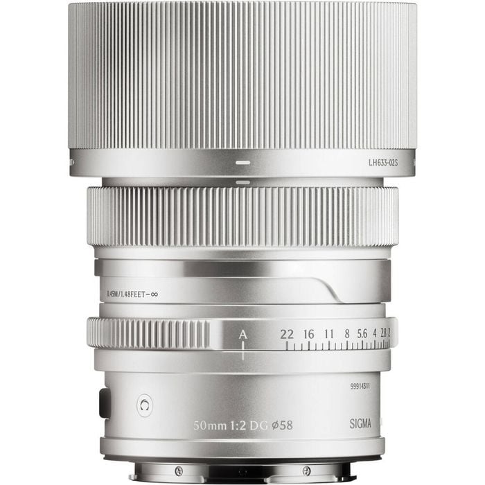 Sigma 50mm f/2 DG Contemporary Lens - L-Mount Silver