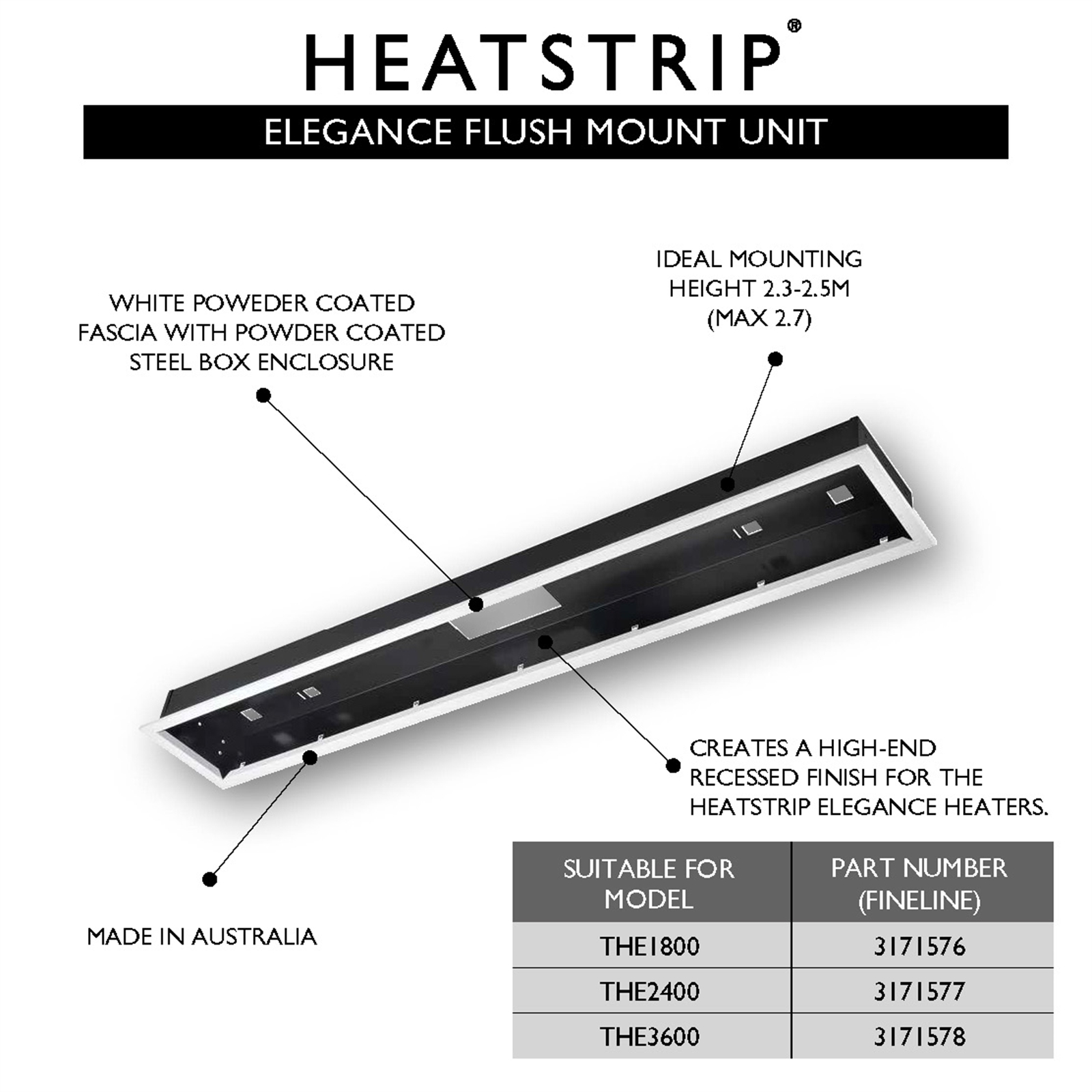 Heatstrip Elegance Outdoor Heater Bunnings Electric Heatstrip