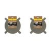 2PK Nostik Silicone+Fibreglass Splatter Guard Liner 28cm - Grey