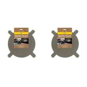 2PK Nostik Silicone+Fibreglass Splatter Guard Liner 28cm - Grey