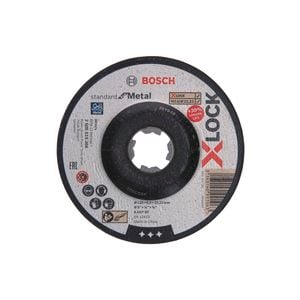 Bosch 125 x 6.0 x 22.23mm X-Lock Standard Metal Grinding Disc 2608619366