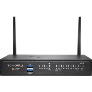 SonicWall TZ470W Network Security/Firewall Appliance Support/Service - TAA Compliant - 8 Port