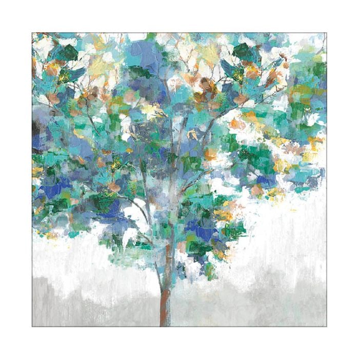 Artey | Climbing Blue - Stretched Canvas - Stretched Canvas - 50 x 50cm