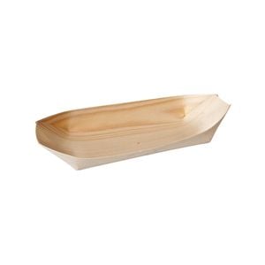 Bio Wood Bamboo Oval Food Serving Basket 11cm x 6.5cm