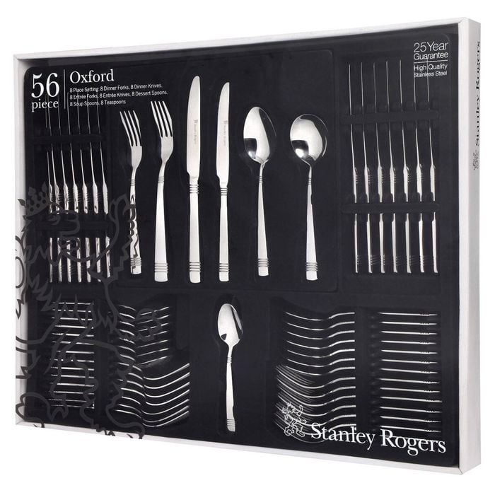 Stanley Rogers 56 Piece Oxford Cutlery Gift Boxed Set