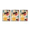 3PK Braz Vinyl Flannelback Floral Print Tablecloth 132x178cm Assorted