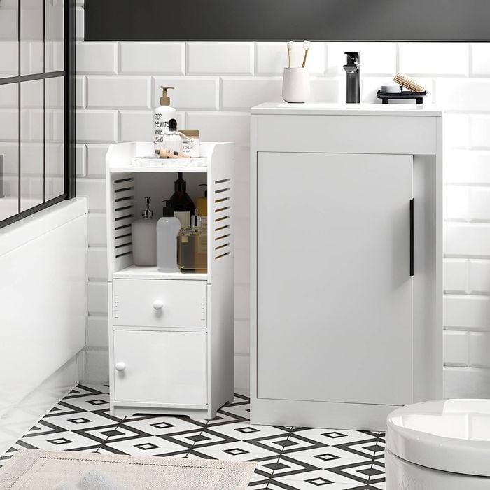 Lauft Storage Cabinet Bathroom Cabinet Display Drawer Compartment Organiser - Bunnings Australia