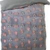 Sleeptime Sports Football Soccer Grey Glow in the Dark Quilt Cover Set - Single Bed Size