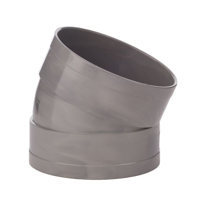 Marley 90mm x 22° Stormline F+F Plain Bend