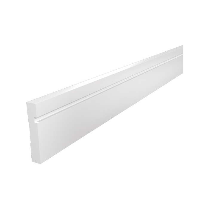 92 x 18mm 2.7m White Primed FJ Modern Pine Moulding