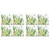 2x 4pc LVD Ceramic Coasters Tropics Home/Kitchen Decor 9.5cm Square