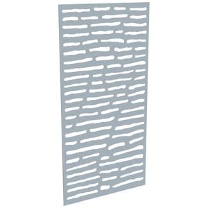 ProtectorAl 300-1200w x 1201-2400h Silver Matt/Gloss White Slate Unframed Composite Deco Panel