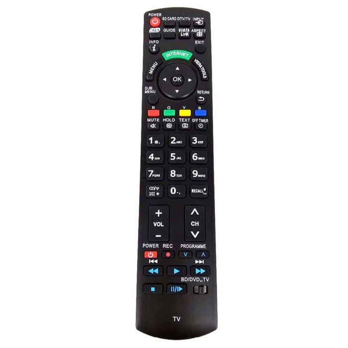 N2QAYB000747 for Panasonic TV TH-L42ET5A TH-L42ET5Z TH-L47ET5A TH-P50XT50A TH-P55UT50A Remote Control