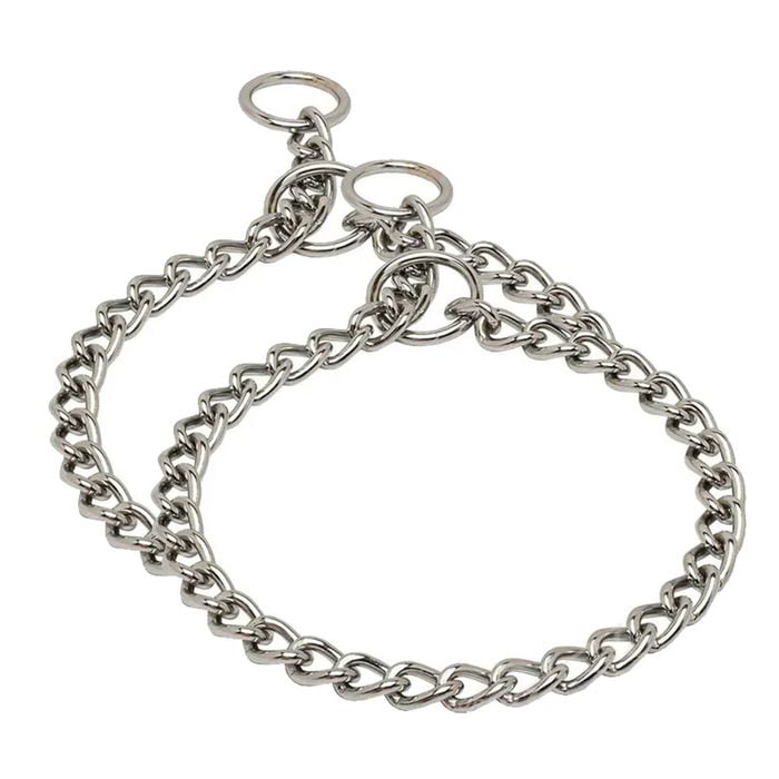 2pc Royale 65cm x 3.5mm Dog Pet Choker Chain