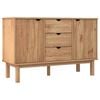 vidaXL Sideboard Storage Cabinet Cupboard Living Room OTTA Hardwood Pine