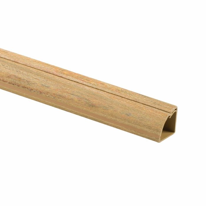 D-Line 22 x 22mm 2m Wood Fibre Cable Management Cover Floor Trim