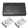 2x Battery + Charger for Sony NP-BX1 DSC-WX500 HX90V HDR-AS200V HDR-PJ410 HDR-CX405 HDR-CX440 Camera
