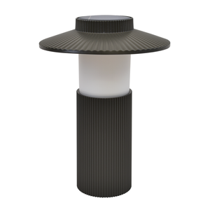 24.5cm Night Green Solar Pleated Hat Table Lamp