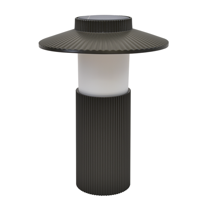 24.5cm Night Green Solar Pleated Hat Table Lamp