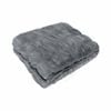 Julietta Soft Faux Fur Throw Rug 127 x 152 cm Grey