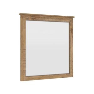 Jade Dresser Mirror Vanity Dressing Table Solid Wood Frame - Natural