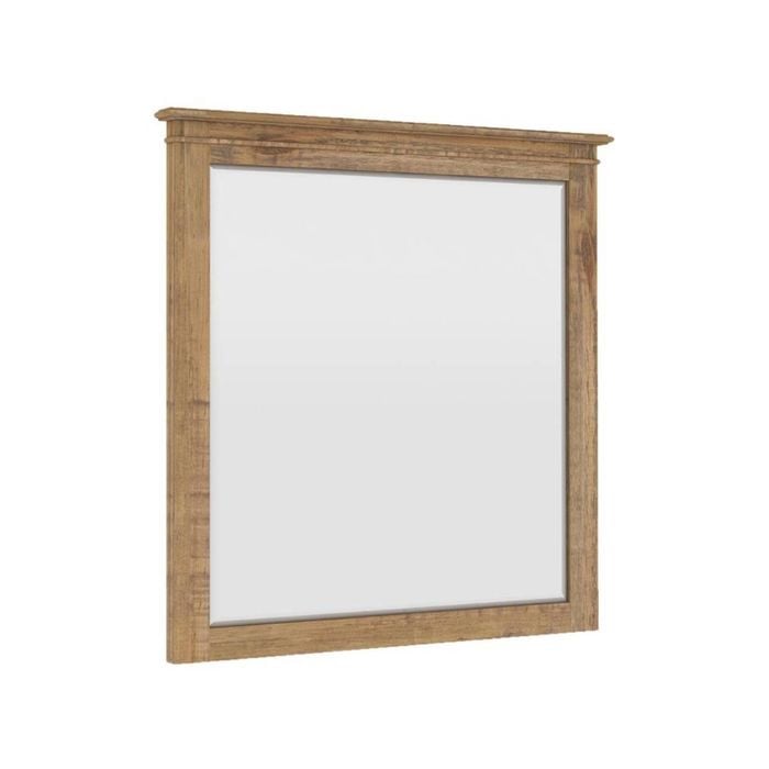 Jade Dresser Mirror Vanity Dressing Table Solid Wood Frame - Natural