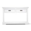 Oxville Console Table Solid Frame Structure Acacia Wood Wooden Timber Living Room Furniture - White