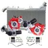 GEN1 High Flow Turbo+48mm Intercooler+Oil Feed Pipe+Toyota Land Cruiser VDJ200 200 Series 1VD-FTV V8 4.5L