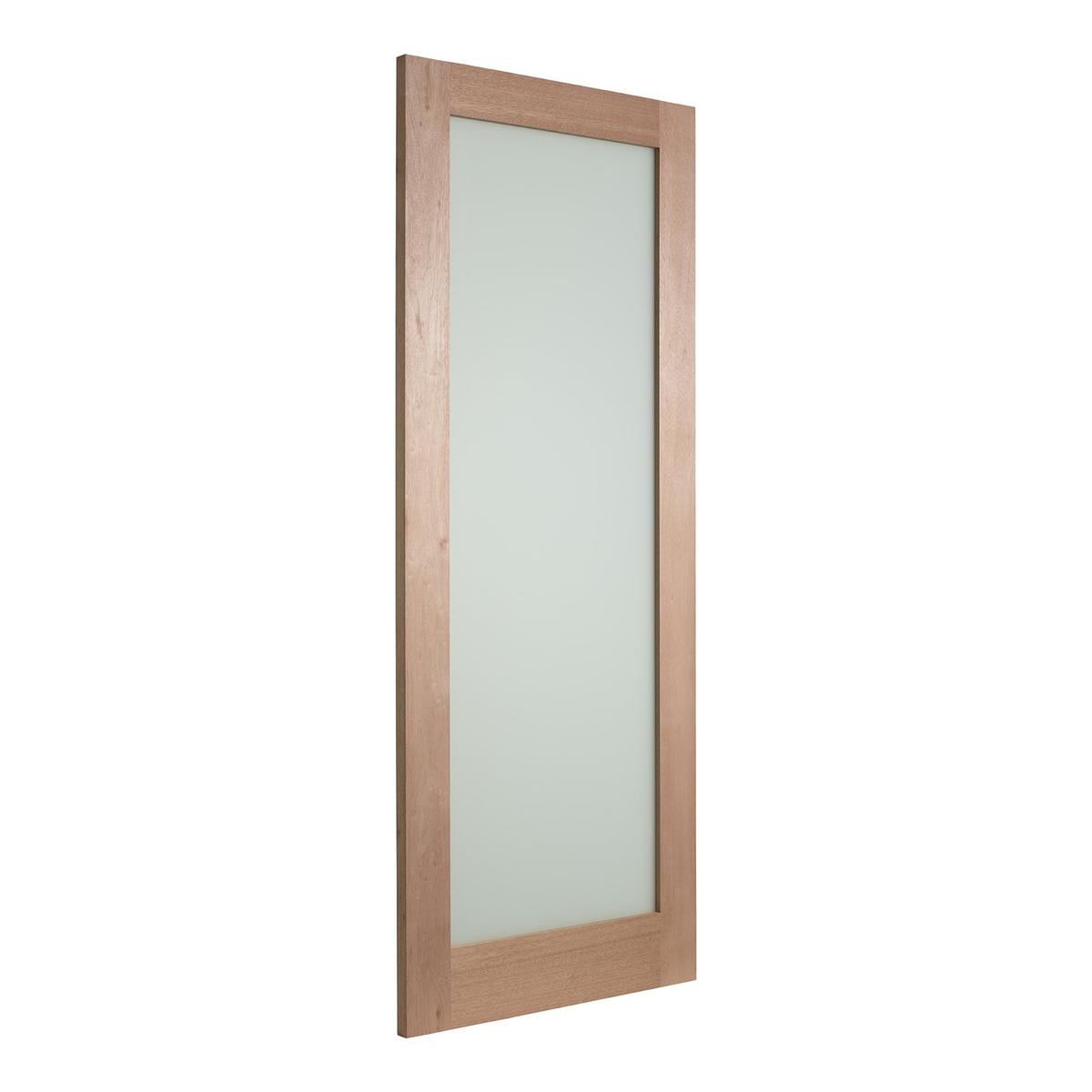 2040 x 820 x 35mm Corinthian Internal Door Veneer 1Lite Obscure Glass ...