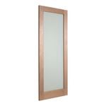 2040 x 820 x 35mm Corinthian Internal Door Veneer 1Lite Obscure Glass